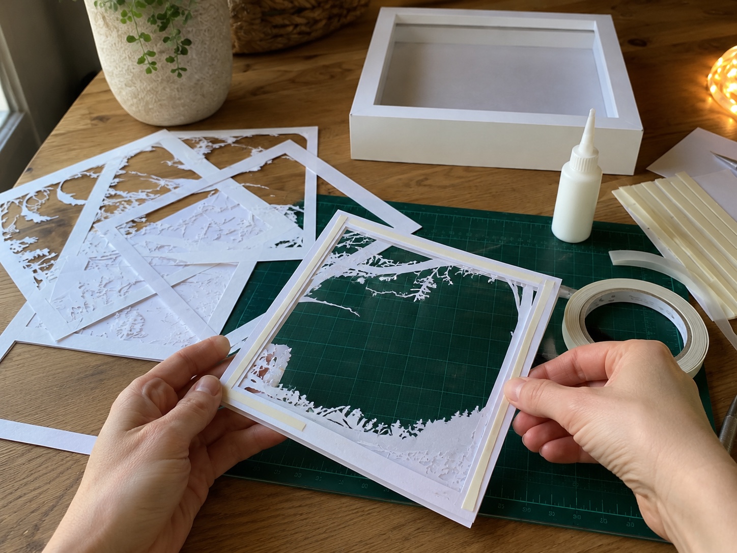 Assembler les couches et finaliser l’éclairage — Préparer · Faire un montage à blanc
