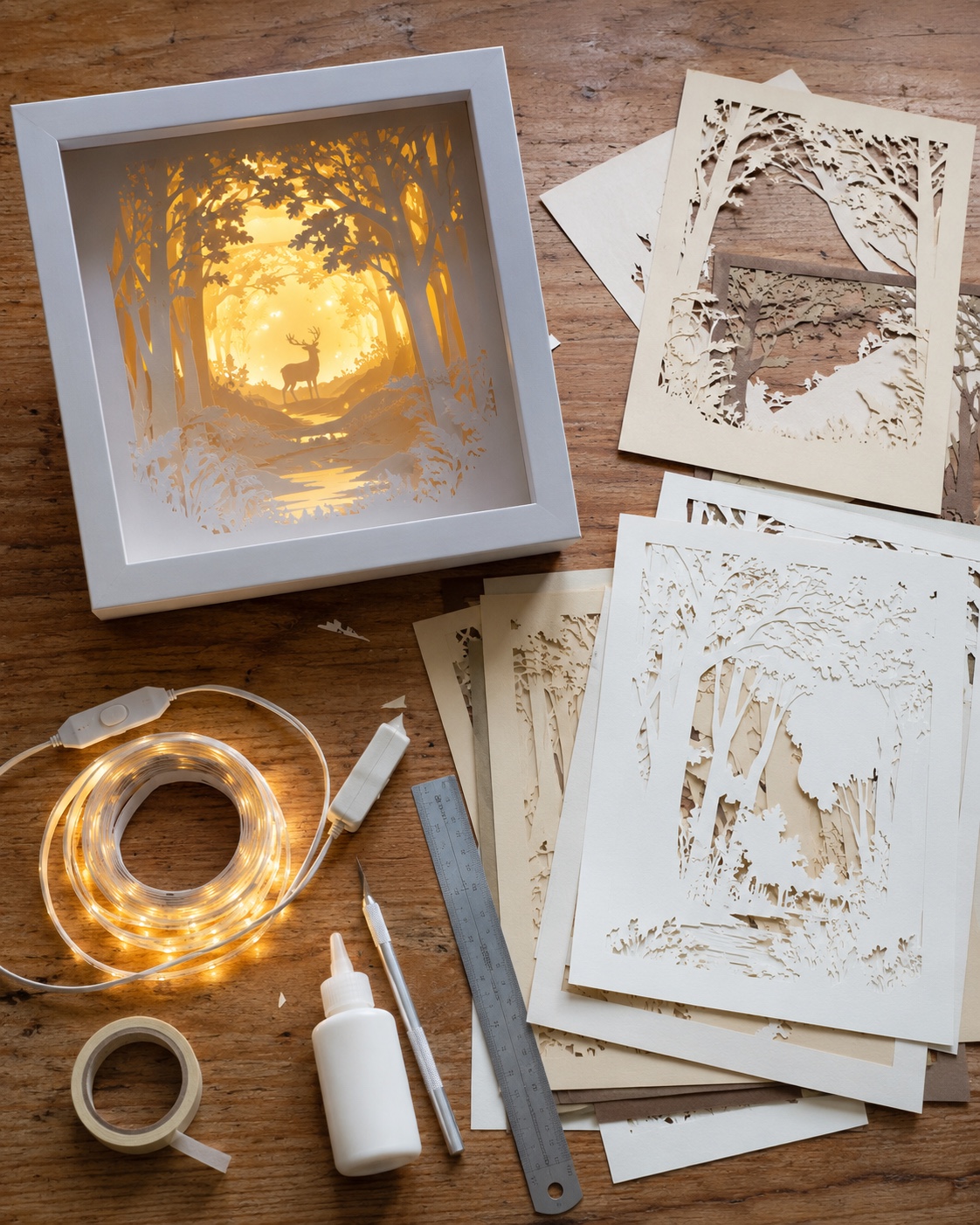 Choisir le bon papier pour une Lightbox — Mettre en pratique · Choisir blanc, noir ou couleur